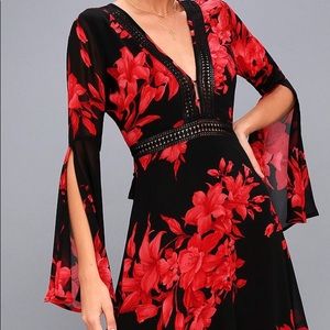 NEW floral print mini dress